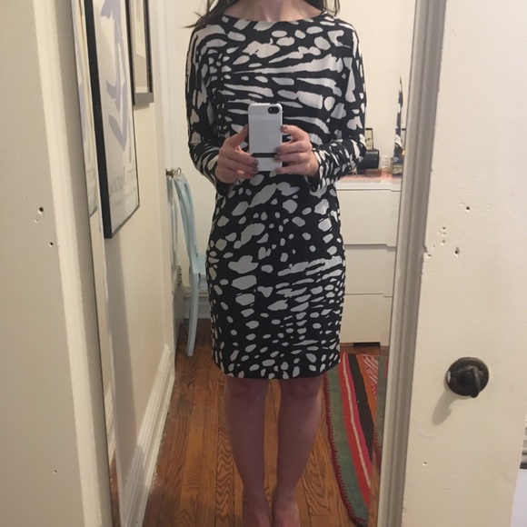 Thakoon silk leopard-like dotted dropwaist dress - Picture 8 of 8